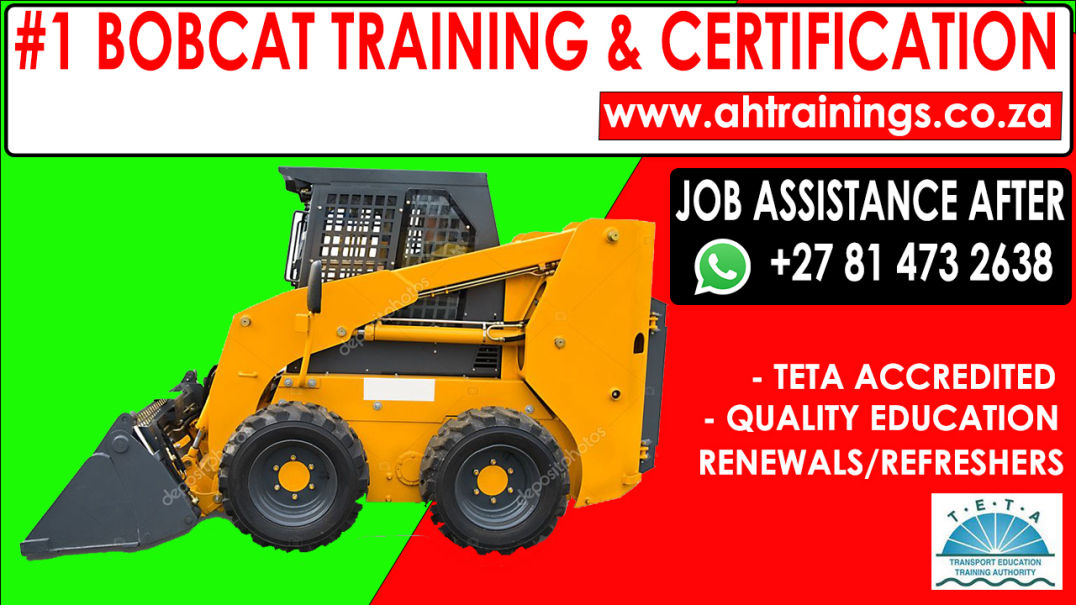 1 [CERTIFICATE BOBCAT SKID STEER Course] COLLEGE Training