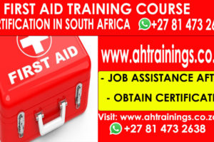 First Aid Certificate Training Course