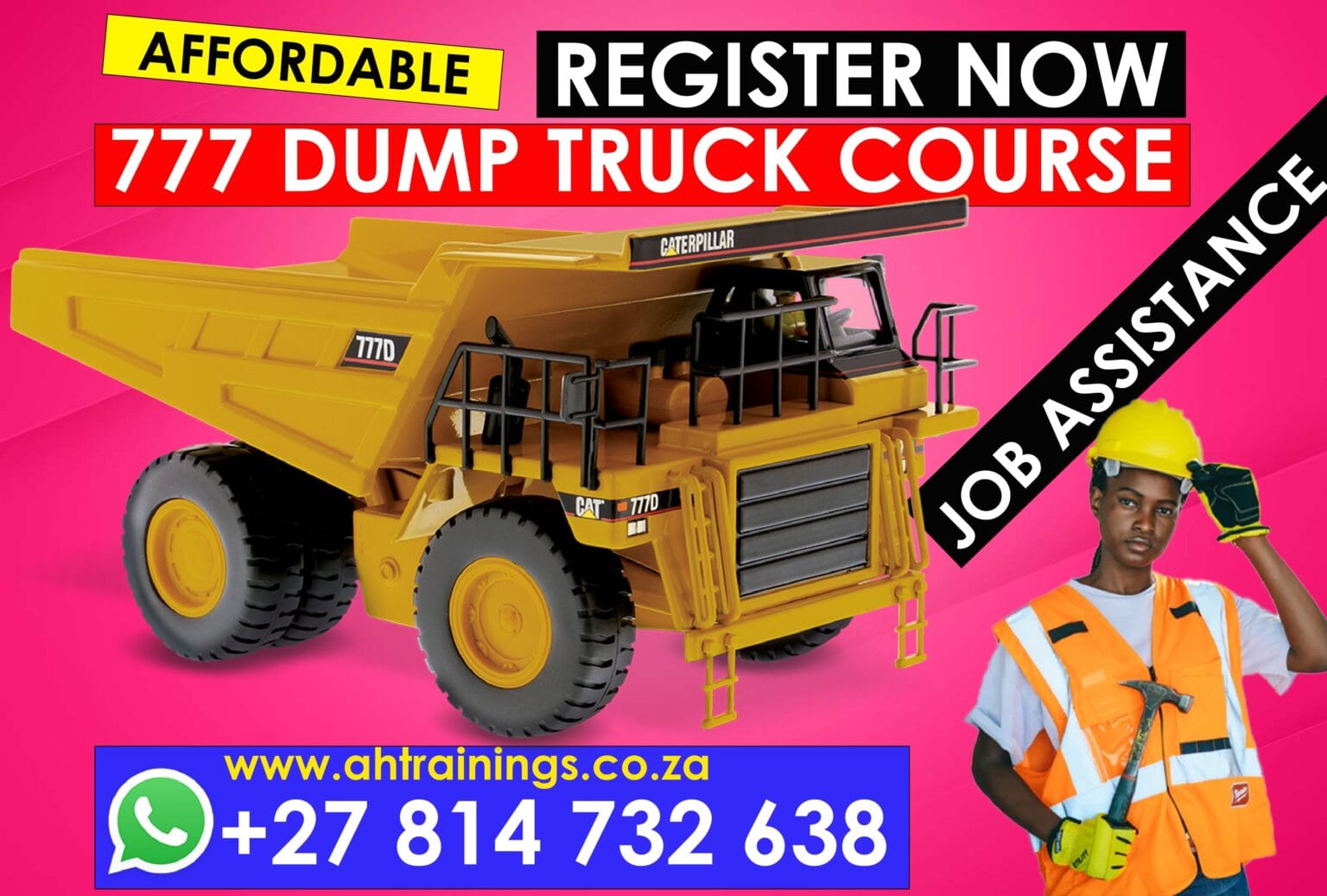 #1 [CERTIFICATE: 777 DUMP TRUCK Course] Apply NOW!
