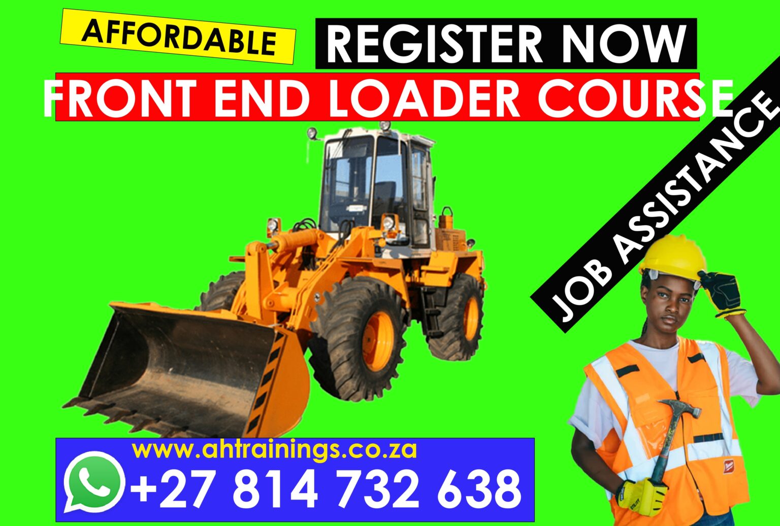 1 [CERTIFICATE FRONT END LOADER Course] Apply NOW!