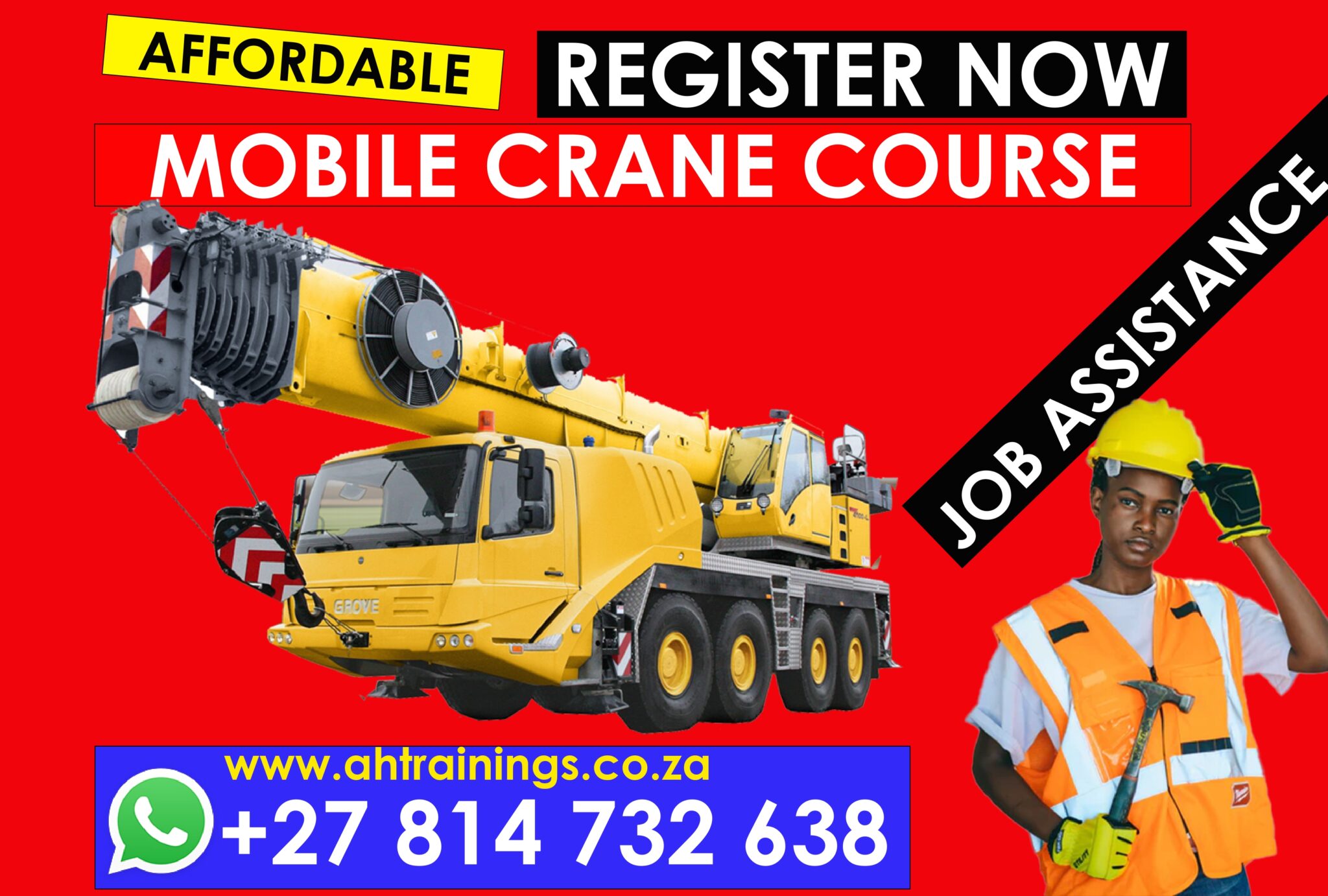 #1 [CERTIFICATE: MOBILE CRANE Course] Apply NOW!