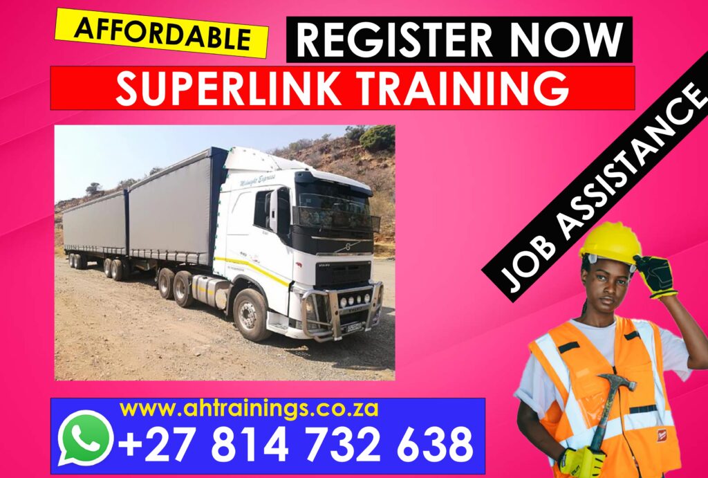 Superlink Certificate Training Course Superlink Training Academy Superlink Driver Course Prices Superlink Driving Certificate Superlink Training Prices Superlink Licence Cost Prices Superlink Cost Prices in South Africa Truck Driver Course Prices Truck Driver Training Cost in South Africa Meyerton Superlink Training Code 14 Training Academy in Johannesburg Code 14 Course Prices Code 14 Licence Prices