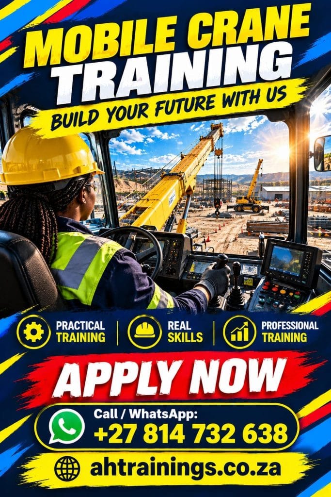 Mobile Crane Certificate Training Course Mobile Crane Course Prices Mobile Crane Certificate Mobile Crane Training Prices Mobile Crane Licence Cost Prices Mobile Crane Cost Prices in South Africa Crane Operator Course Price Crane Certificate Crane Training Prices Crane Licence Cost Prices Crane Cost Prices in South Africa