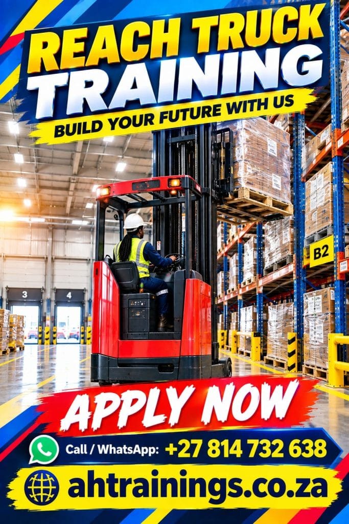 Reach Truck Certificate Training Course Reach Truck Course Prices Reach Truck Certificate Reach Truck Training Prices Reach Truck Licence Cost Prices Reach Truck Cost Prices in South Africa