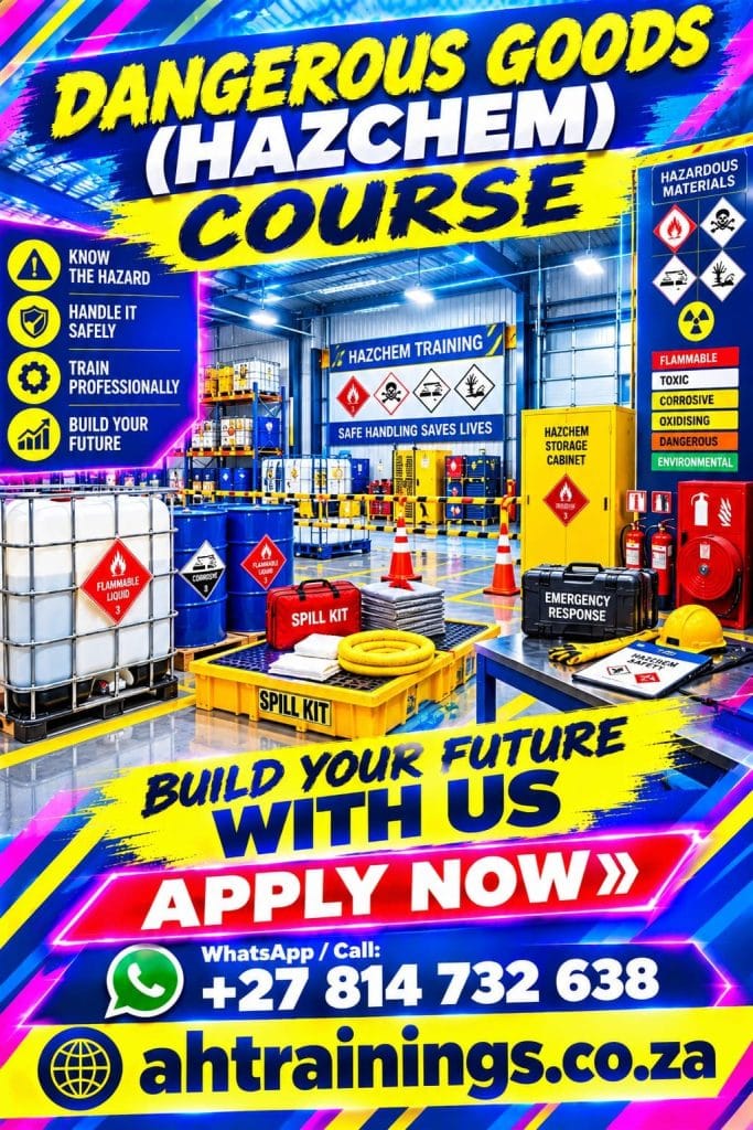 Dangerous Goods Hazchem Certificate Training Course Dangerous Goods Course Prices Dangerous Goods Certificate Price Dangerous Goods Training Prices Dangerous Goods Cost Prices in South Africa Hazchem Course Prices Hazchem Certificate Price Hazchem Training Prices Hazchem Cost Prices in South Africa