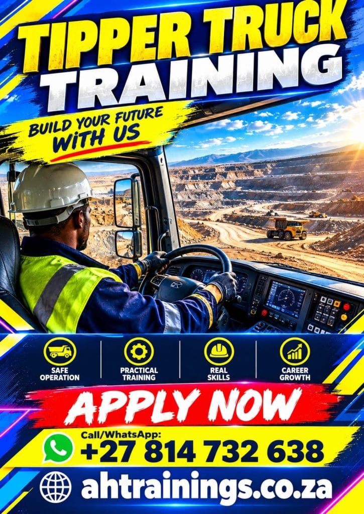 Tipper Truck Certificate Training Course Tipper Truck Course Prices Tipper Truck Certificate Tipper Truck Training Prices Tipper Truck Licence Cost Prices Tipper Truck Cost Prices in South Africa