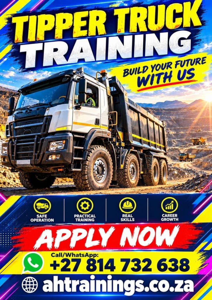Tipper Truck Certificate Training Course Tipper Truck Course Prices Tipper Truck Certificate Tipper Truck Training Prices Tipper Truck Licence Cost Prices Tipper Truck Cost Prices in South Africa