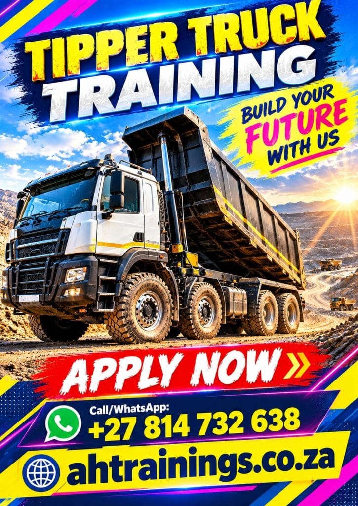 Tipper Truck Certificate Training Course Tipper Truck Course Prices Tipper Truck Certificate Tipper Truck Training Prices Tipper Truck Licence Cost Prices Tipper Truck Cost Prices in South Africa