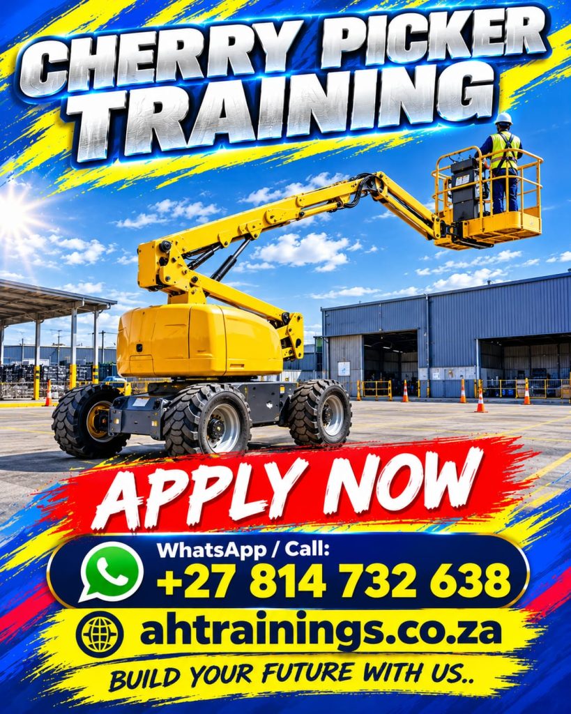 Cherry Picker Certificate Training School Course Cherry Picker Course Prices Cherry Picker Operator Certificate Cherry Picker Training Prices Cherry Picker Licence Cost Prices Cherry Picker Cost Prices in South Africa in South Africa