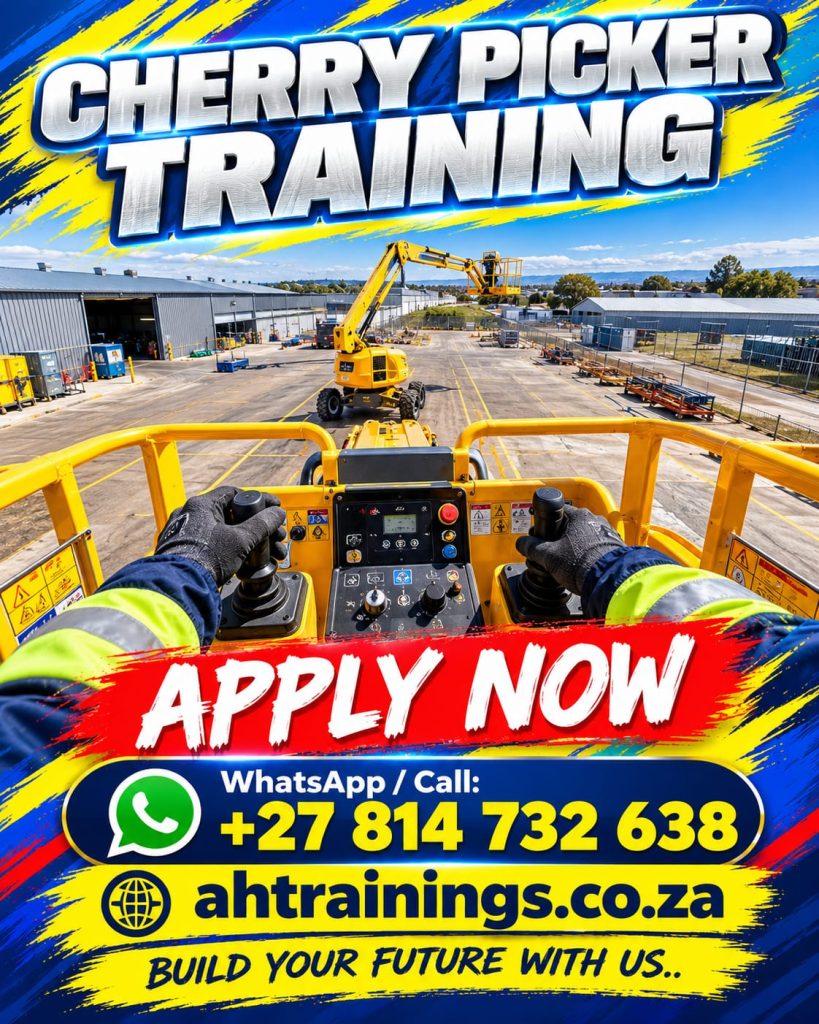 Cherry Picker Certificate Training School Course Cherry Picker Course Prices Cherry Picker Operator Certificate Cherry Picker Training Prices Cherry Picker Licence Cost Prices Cherry Picker Cost Prices in South Africa in South Africa