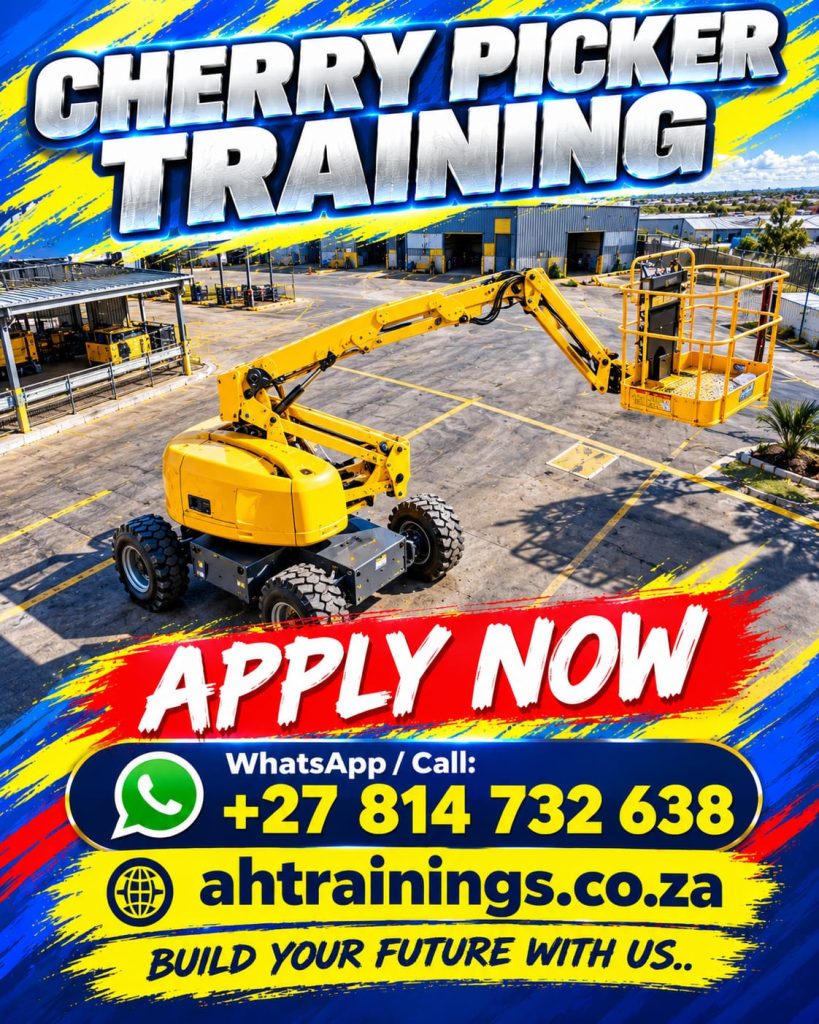 Cherry Picker Certificate Training School Course Cherry Picker Course Prices Cherry Picker Operator Certificate Cherry Picker Training Prices Cherry Picker Licence Cost Prices Cherry Picker Cost Prices in South Africa in South Africa