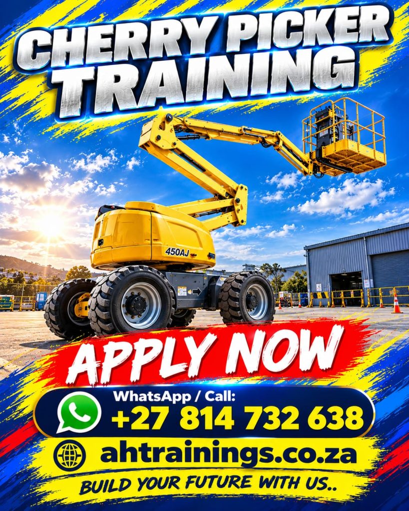 Cherry Picker Certificate Training School Course Cherry Picker Course Prices Cherry Picker Operator Certificate Cherry Picker Training Prices Cherry Picker Licence Cost Prices Cherry Picker Cost Prices in South Africa in South Africa