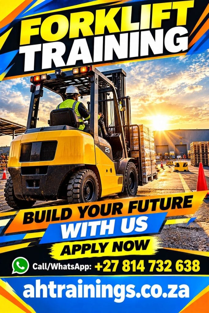 Forklift Certificate Training Course Forklift Course Prices Forklift Certificate Forklift Training Prices Forklift Licence Cost Prices Forklift Cost Prices in South Africa