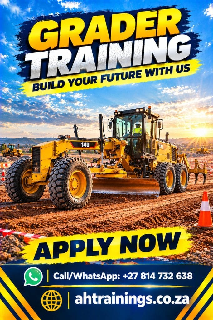 Grader Certificate Training Course Grader Course Prices Grader Operator Certificate Grader Training Prices Grader Licence Cost Prices Grader Cost Prices in South Africa
