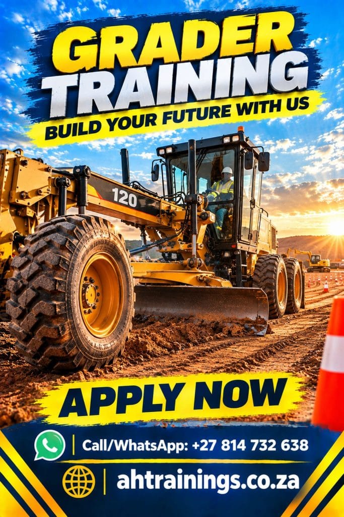 Grader Certificate Training Course Grader Course Prices Grader Operator Certificate Grader Training Prices Grader Licence Cost Prices Grader Cost Prices in South Africa