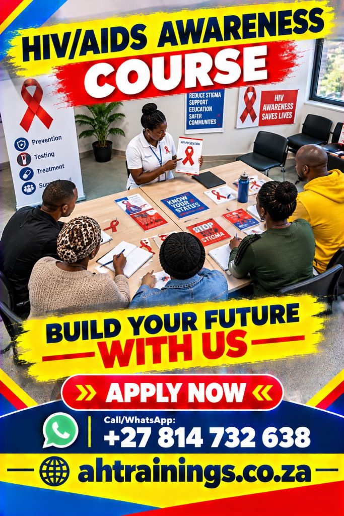 HIV/AIDS Awareness Certificate Training Course HIV/AIDS Awareness Course Prices HIV/AIDS Awareness Certificate HIV/AIDS Awareness Training Prices HIV/AIDS Awareness Certificate Cost Prices HIV/AIDS Awareness Training Cost Prices in South Africa