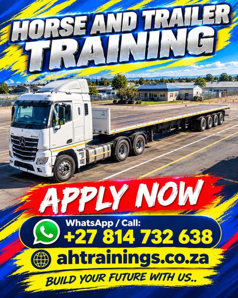 Horse and Trailer Truck Certificate School Training Course Horse and Trailer Training Academy Horse and Trailer Driver Course Prices Horse and Trailer Driving Certificate Horse and Trailer Training Prices Horse and Trailer Licence Cost Prices Horse and Trailer Cost Prices in South Africa Truck Driver Course Prices Truck Driver Training Cost in South Africa Meyerton Horse and Trailer Training Code 14 Training Academy in Johannesburg Code 14 Course Prices Code 14 Licence Prices