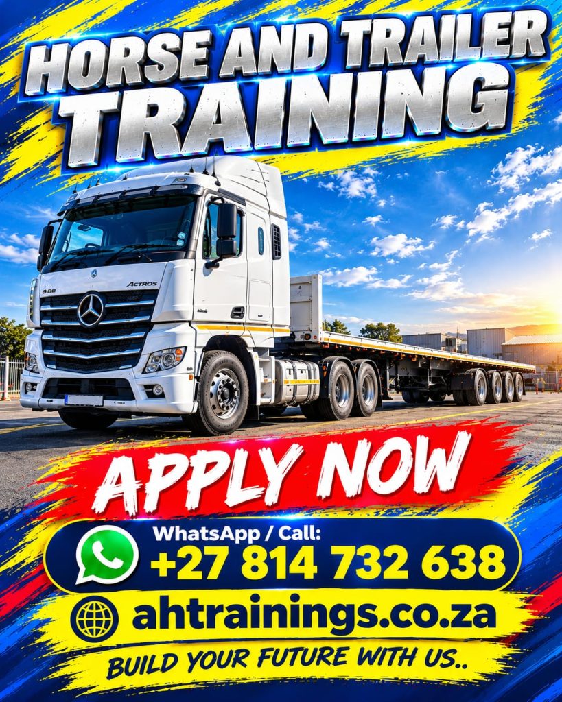 Horse and Trailer Truck Certificate School Training Course Horse and Trailer Training Academy Horse and Trailer Driver Course Prices Horse and Trailer Driving Certificate Horse and Trailer Training Prices Horse and Trailer Licence Cost Prices Horse and Trailer Cost Prices in South Africa Truck Driver Course Prices Truck Driver Training Cost in South Africa Meyerton Horse and Trailer Training Code 14 Training Academy in Johannesburg Code 14 Course Prices Code 14 Licence Prices