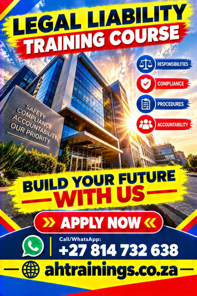 Legal Liability Training Course Certificate Training Course Legal Liability Course Prices Legal Liability Certificate Legal Liability Training Prices Legal Liability Certificate Cost Prices Legal Liability Training Cost Prices in South Africa.