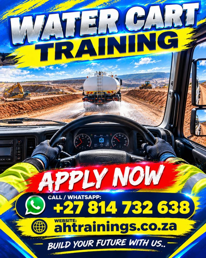 Water Cart Bowser Certificate Training Course Water Cart Bowser Course Prices Water Cart Bowser Certificate Water Cart Bowser Training Prices Water Cart Bowser Licence Cost Prices Water Cart Bowser Cost Prices in South Africa Driver Course Price Operator Certificate Water Cart Bowser Training Prices Truck Licence Cost Prices Water Cart Bowser Cost Prices in South Africa